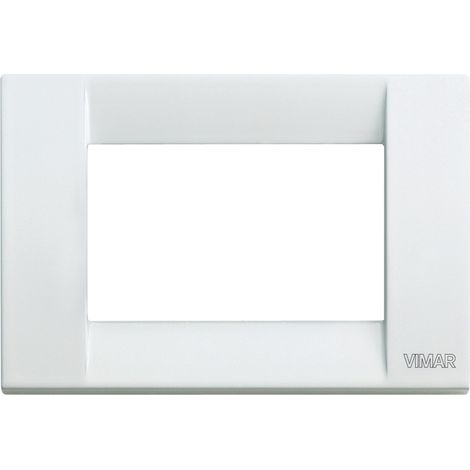 Placca Classica 3M bianco Vimar Idea 16733.01