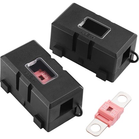 2 porte-fusibles MIDI, 3 fusibles 125A, 12V/24V/48V DC (1/5)