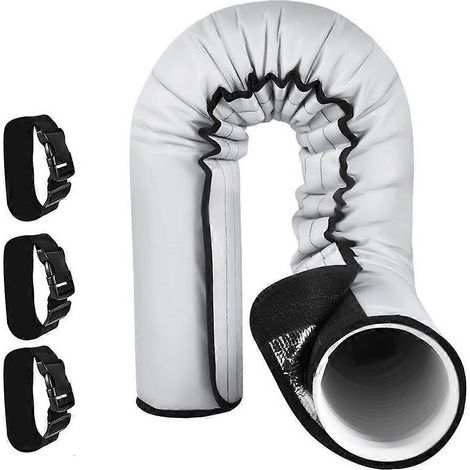 Portable AC Hose Insulation Sleeve Portable Air Conditioner Hose Cover Wrap pour 5In & 5.9In Diameter Easy Installation (1/5)