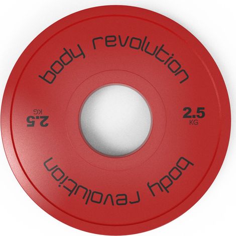 2 x 2.5kg Fractional Bumper Plates