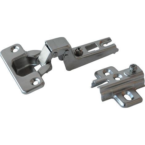 CERNIERA PER MOBILI mm. 35 - pz. 2 collo alto 18  - Blister Koncreto