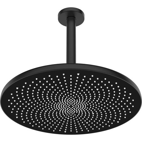 Hansa Aurelia - Soffione doccia, diametro 30 cm, nero opaco 4727030033