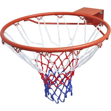 UNIQUEEnsemble de panier de basket-ball avec filet Orange 45 cm3,4 Kg,Magnifique & Montage facile41356 (1/5)
