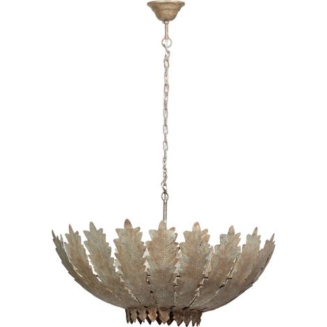 Lampadario a sospensione Autumn Leaves Small champagne in ferro Vikasa Home