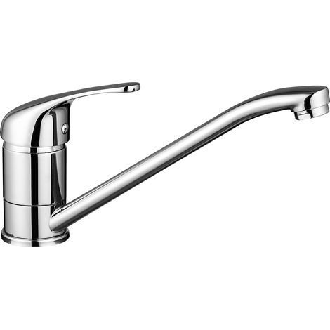CECIPA MAX 360° Dreh-Küchenarmatur aus Edelstahl – Einhebel-Mischbatterie mit spritzfreiem Perlator, Chrom
