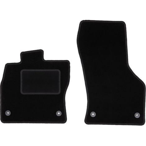 Tapis avant noirs pour Volkswagen Tiguan II crossover (2015-)