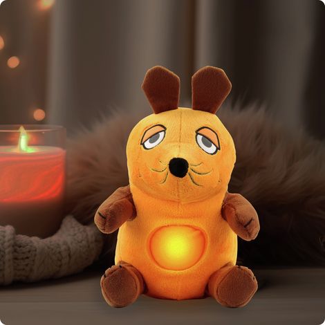 ANSMANN LED Nachtlicht Maus Kuscheltier inkl. Batterien & Musik Funktion (1/5)