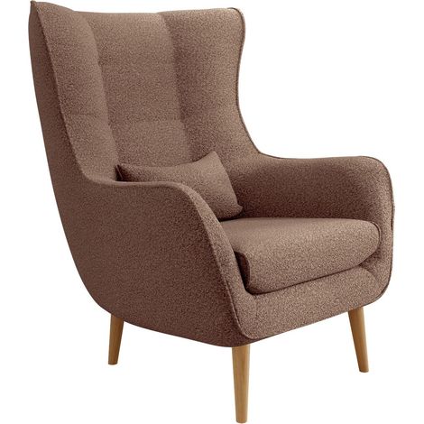 Sillón Comfivo Ulmus VI, Lambi 04, 106x80x95cm, Tapiz, Patas: Madera, 0, Parcialmente montado (1/5)