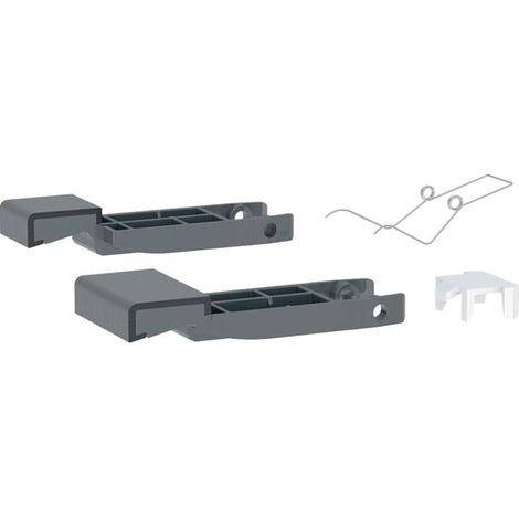 Geberit Betätigungstasten für Monolith Sanitärmodul, Schwarzchrom/Aluminium (1/3)