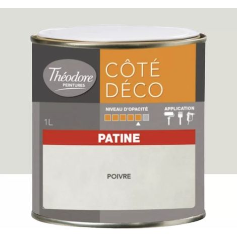 Patine Théodore CÔTÉ DÉCO Poivre 1 L (1/2)