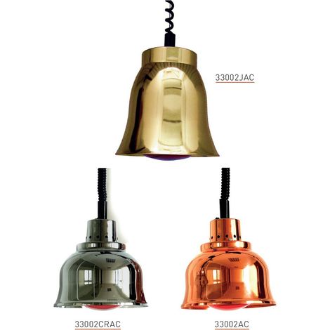 Lampe chauffante suspendue chromée - Infra-rouge - Prestige - Sofraca (1/2)
