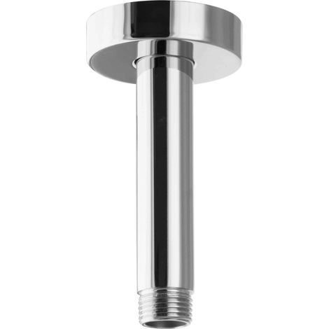 PaulGurkes Bras de douche rond 10 cm avec bras d'alimentation court (1/3)