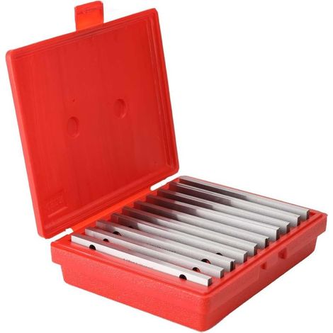 Ej.Life 1/8 Zoll Parallel-Unterlegscheiben-Set, 10 Paar Parallellehren-Unterlegscheiben-Set für Stahlfräsen, Drehmaschinen-Werkzeuge für die Bauvermessung