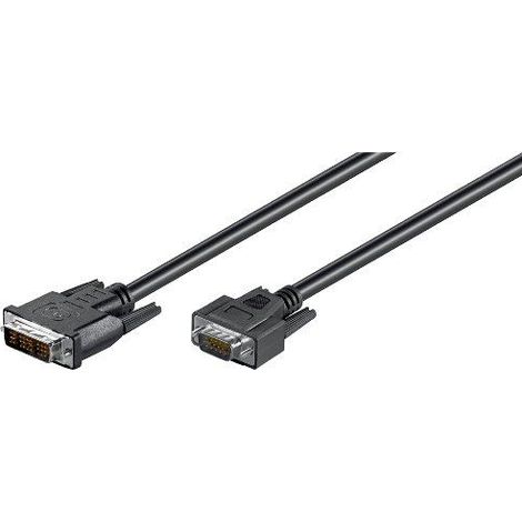 Cavo DVI-A/VGA Full HD, placcato nickel, Spina DVI-A (12+5 pin)  Spina VGA (15-pin). Lunghezza del Cavo 1 m (1/2)