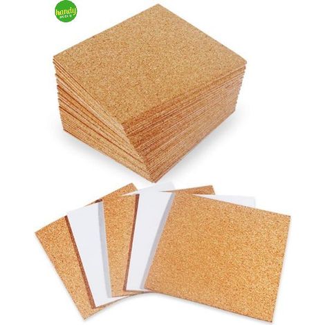 Sughero Polimark autoadesivo naturale 60 x 30 x 0,5 cm pz.3