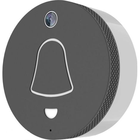 Extel - Accessoire connectee - Link Assistant connecte Gris, Visualisation a distance sur smartphone ou tablette, Camera grand angle, angle de vision 80 - 088003 (1/5)