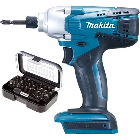 Makita TD127D 18v Lithium Ion G-Series Cordless Impact Driver + 30pc Drill Set (1/5)