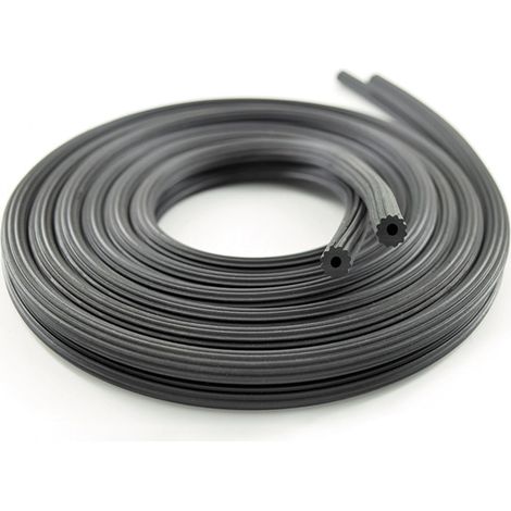 Junta de goma para mosquiteras, de repuesto, 30 m de largo, 4,5 mm de diámetro, para ventanas y puertas. (1/5)