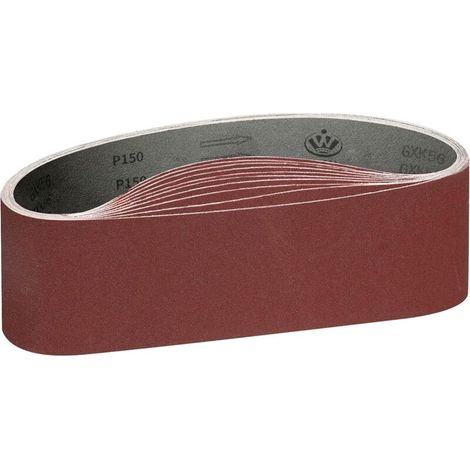 Bande Abrasive 100 x 915 mm, P150 grains très fins, pour la ponceuse de ceinture, pour le travail du bois, le meulage, l'aiguisement, le polissage en métal (10 pcs)