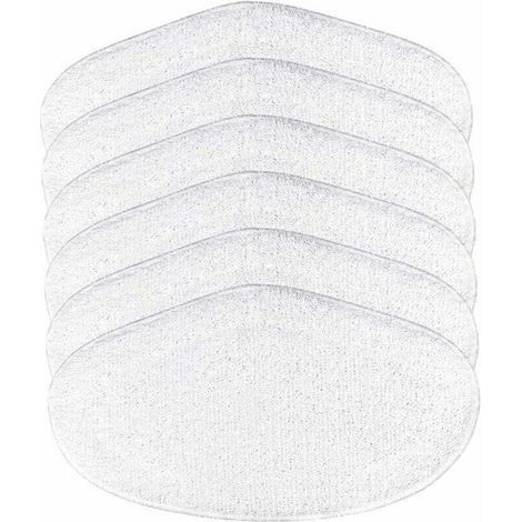 Ulisem6PCS Panni per mocio riutilizzabili per spazzola Vaporetto Vaporforce, ricambio per PAEU0332, panni di ricambio lavabili per spazzola Polti Vaporetto Vaporforce (6 pezzi per Polti) (1/4)