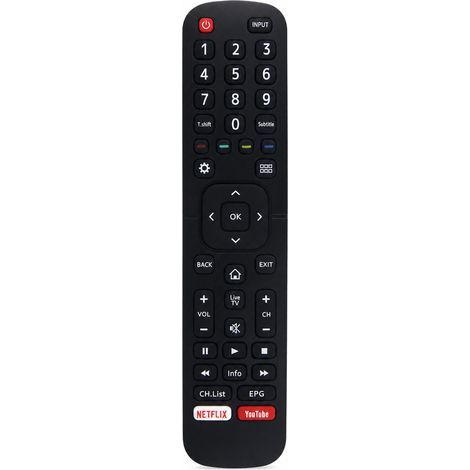 Télécommande TV Compatible avec Hisense EN2B27V avec Boutons Netflix et YouTube (1/5)