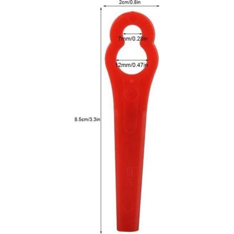Lame da taglio per FRT18A, FRT18A1, Art. 46155, FRT20A1 – Accessori – Rosso (1/4)
