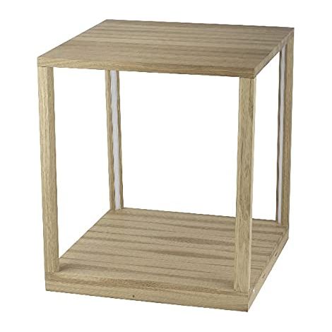 Lampe de Bureau Cubos - Bureau, Table de Chevet - Bois, Acrylique 45,5 X 45,5 X 52 (1/5)