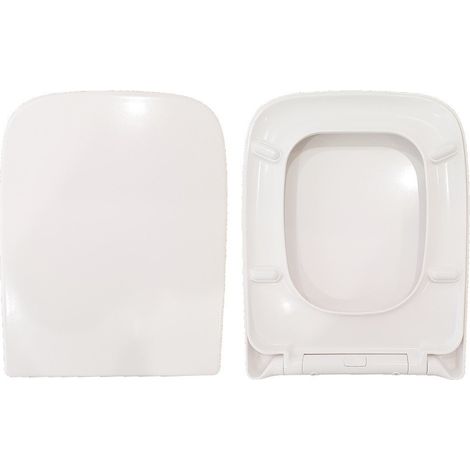 Copriwater Rettangolare termoindurente Soft Close Sgancio Rapido (1/4)