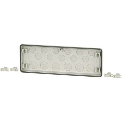 Plaque pour presse-étoupes avec empreinte Eaton 17236 gris (L x l x H) 23 x 329 x 116 mm (1/2)