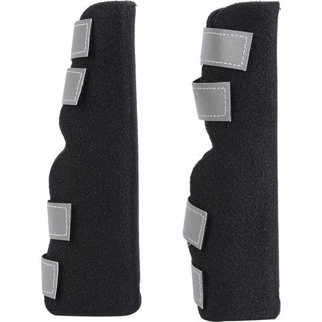 Lot de 2 accolades pour pattes arrière de chien, manchons de jarret, pour le soutien de l'entorse de l'arthrite postérieure (XL) (1/4)