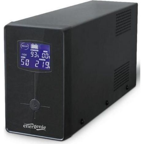 energenie USV Gembird mit LCD Anzeige, AVR, 850 VA, schwarz (EG-UPS-032)
