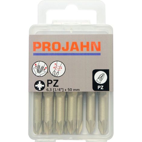 PROJAHN 1/4" STAR Bit, L 50mm PZ2 ZrN, 10er Pack (1/3)