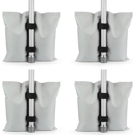 Paquet de 4 Poids Lourd de Sable Gazebo, qualité Industrielle, pour Les Jambes, tentes Pare-Soleil, Parasol (1/5)