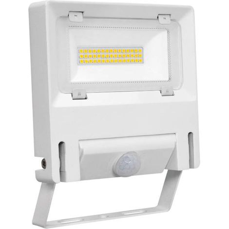 projecteur à led - aric michelle - 30w - 3000k - blanc - sensor - aric 51243 (1/5)