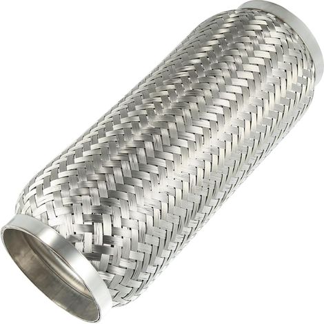3.5"x10"x11.81" Voiture Échappement Flexible Tuyau Universel Inox Acier Remplacement d'article (1/5)