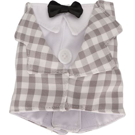 Combinaison De Vol Pour Perroquet - Chemise À Carreaux En Polyester - Pour Oiseaux De Compagnie - Taille XS (1/5)