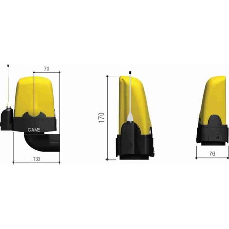 Feu Clignotant LED - 230 V AC - IP54 - Pour Signalisation Extérieure - 1 Pièce
