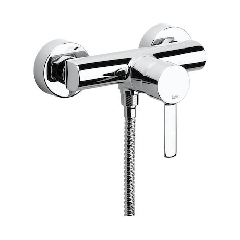 Roca – Mitigeur de douche mural – Finition chromée – Hauteur 133 mm – Connexion G 1/2' – Design moderne pour salle de bains (1/2)