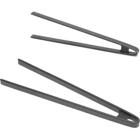 Pinzas de cocina de silicona de 290 mm, negras - Hendi 171349 (1/3)