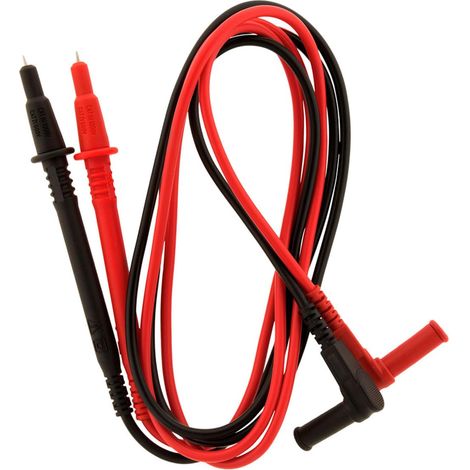 Lot de 2 cordons pointe de touche Ø4mm fiche coudée (1/5)