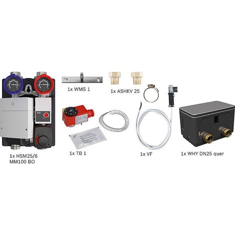 Bosch Heizkreis-Standardpaket Bopa HKW06, 1 Heizkreis mit hydraulischer Weiche