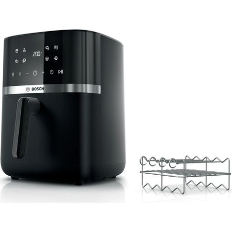 Bosch Serie 4 MAF462B1 friteuse Unique 6,1 L Autonome 2050 W Friteuse d’air chaud Noir