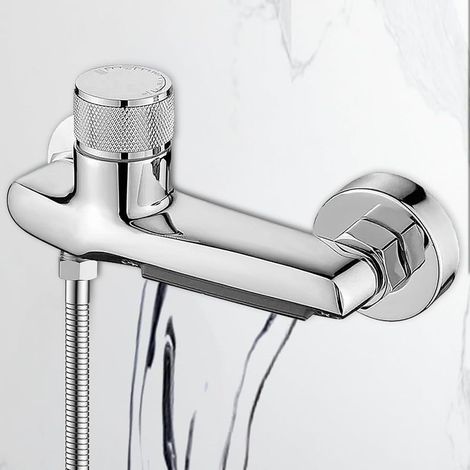 Robinet de baignoire cascade : robinet de baignoire, robinet baignoire montage mural, robinet baignoire pour salle de bain (1/5)