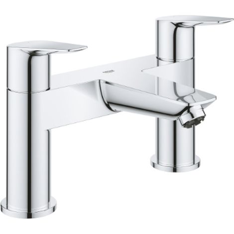 Bauedge Deck 2H Bath Filler Chrome - 25216001 - Modern Design