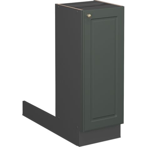 Kücheninsel Fame-Line, Grün-Gold Landhaus, 30 cm ohne Arbeitsplatte, Vicco