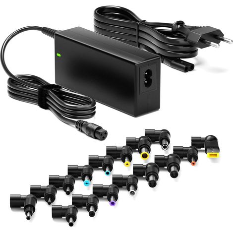 90W 65W Chargeur Universel pour Odinateur Portable pour HP Dell Acer ASUS Lenovo Toshiba Samsung Sony Gateway Adaptateur d'alimentation AC DC (90W M-Series 16Tips) (1/5)