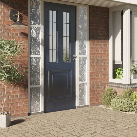 Maison Exclusive - Lámina de ventana esmerilada patrón de flor PV
