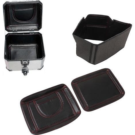 Topcase und Seitenkoffer aus Aluminiumlegierung mit Silentblöcken, kompatibel mit BMW R1200GS und R1250GS (nicht auf AliExpress erhältlich) (Oversized) Rot (Oversized) (1/5)