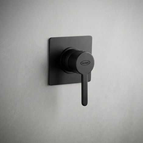 Miscelatore doccia incasso nero opaco con piastra – Sunset Yo  Jacuzzi