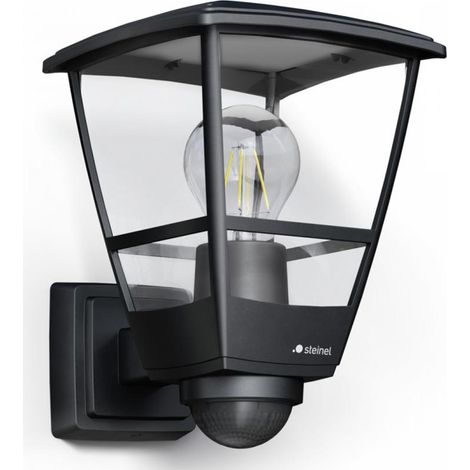 Steinel Sensor Aussenleuchte L 10 S schwarz mit Bewegungsmelder (1/3)